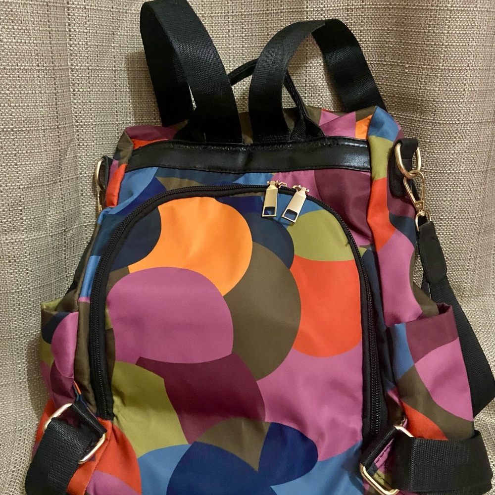 ShePretty Colorful Geometric Backpack